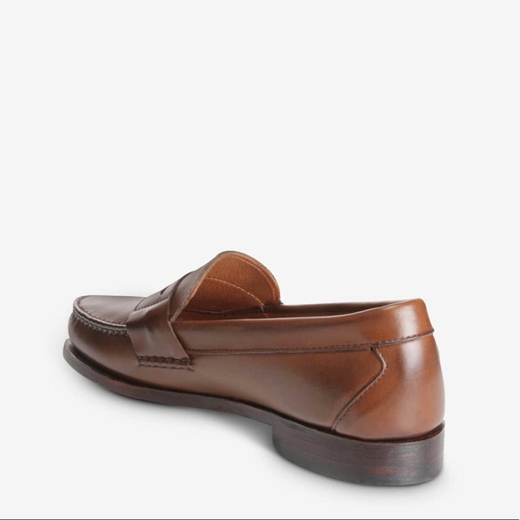 Allen Edmonds Cavanaugh Coffee Brown Penny Loafers - Picture 3 of 16